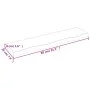 Wandregal massives Eichenholz unbehandelt 80x20x4 cm von vidaXL, Regale und Regale - Ref: Foro24-363540, Preis: 44,82 €, Raba...