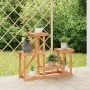 Soporte para flores madera maciza de abeto 90x25x73,5 cm de vidaXL, Soportes para macetas - Ref: Foro24-362876, Precio: 44,44...
