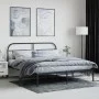 Bettgestell mit schwarzem Metallkopfteil 180x200 cm von vidaXL, Betten und Lattenroste - Ref: Foro24-353639, Preis: 150,38 €,...