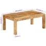 Solid mango wood coffee table 100x55x40 cm by vidaXL, Coffee table - Ref: Foro24-353767, Price: 125,04 €, Discount: %