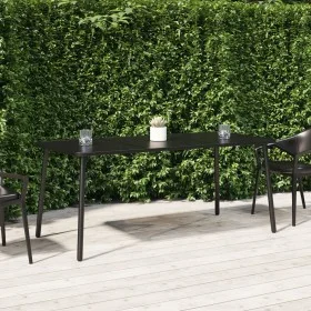 Anthrazitgrauer Gartentisch aus Stahl 165x80x71 cm von vidaXL, Gartentische - Ref: Foro24-362740, Preis: 170,16 €, Rabatt: %