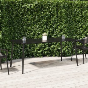 Mesa de jardín acero gris antracita 165x80x71 cm de vidaXL, Mesas de jardín - Ref: Foro24-362740, Precio: 173,13 €, Descuento: %