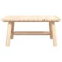 Mesa de centro de madera maciza de abeto 90x50x41 cm de vidaXL, Sofás modulares de exterior - Ref: Foro24-363353, Precio: 91,...