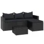Gartenmöbel-Set aus schwarzem synthetischem Rattan von vidaXL, Gartensets - Ref: Foro24-362330, Preis: 357,51 €, Rabatt: %