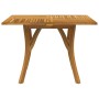 Solid acacia wood garden table 110x110x75 cm by vidaXL, Garden tables - Ref: Foro24-363305, Price: 193,61 €, Discount: %