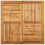 Solid acacia wood garden table 110x110x75 cm by vidaXL, Garden tables - Ref: Foro24-363305, Price: 193,61 €, Discount: %