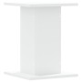 Soportes de plantas 2 uds madera ingeniería blanco 30x30x40 cm