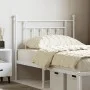 Kopfteil aus weißem Metall, 90 cm von vidaXL, Kopf- und Fußteile - Ref: Foro24-353614, Preis: 28,10 €, Rabatt: %