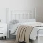 Cabecero de metal blanco 90 cm de vidaXL, Cabeceros y pies de cama - Ref: Foro24-353614, Precio: 28,10 €, Descuento: %