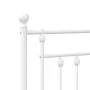 Kopfteil aus weißem Metall, 90 cm von vidaXL, Kopf- und Fußteile - Ref: Foro24-353614, Preis: 28,10 €, Rabatt: %
