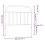Cabecero de metal blanco 100 cm | Foro24.es | Tu tienda online para hogar, jardín y más Foro24.es