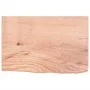 Light brown treated oak wood wall shelf 60x40x(2-4) cm by vidaXL, Shelves and shelves - Ref: Foro24-363648, Price: 63,39 €, D...