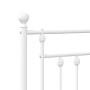 Kopfteil aus weißem Metall, 107 cm von vidaXL, Kopf- und Fußteile - Ref: Foro24-353616, Preis: 33,00 €, Rabatt: %