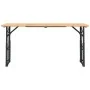Folding bar table made of solid fir wood 170x50x75/105 cm by vidaXL, Garden tables - Ref: Foro24-363114, Price: 144,03 €, Dis...