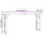 Stangen-Klapptisch aus massivem Tannenholz 170x50x75/105 cm von vidaXL, Gartentische - Ref: Foro24-363114, Preis: 147,89 €, R...