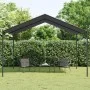 Steel tent and anthracite gray fabric 4x4 m by vidaXL, Tents and gazebos - Ref: Foro24-362453, Price: 248,09 €, Discount: %