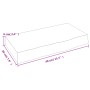 Wandregal aus unbehandeltem massivem Eichenholz, 40 x 20 x 6 cm von vidaXL, Regale und Regale - Ref: Foro24-363505, Preis: 30...