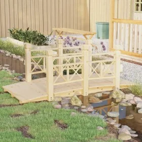 Garden bridge with fir wood railings 150x67x56cm by vidaXL, garden bridges - Ref: Foro24-363359, Price: 178,44 €, Discount: %
