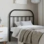 Kopfteil aus schwarzem Metall, 90 cm von vidaXL, Kopf- und Fußteile - Ref: Foro24-353663, Preis: 30,67 €, Rabatt: %