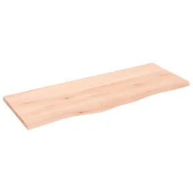 Solid untreated oak wood wall shelf 100x40x2 cm by vidaXL, Shelves and shelves - Ref: Foro24-363563, Price: 58,67 €, Discount: %