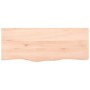 Wandregal massives Eichenholz unbehandelt 100x40x2 cm von vidaXL, Regale und Regale - Ref: Foro24-363563, Preis: 59,99 €, Rab...