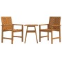 Juego de muebles de jardín 3 piezas madera maciza acacia de vidaXL, Conjuntos de jardín - Ref: Foro24-362230, Precio: 213,81 ...