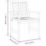Juego de muebles de jardín 3 piezas madera maciza acacia de vidaXL, Conjuntos de jardín - Ref: Foro24-362230, Precio: 213,81 ...