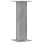 Soportes de plantas 2 uds madera gris Sonoma 30x30x80 cm