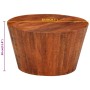 Massiver Couchtisch aus rauem Mangoholz Ø 52x30 cm von vidaXL, Couchtisch - Ref: Foro24-353728, Preis: 128,84 €, Rabatt: %