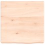 Wandregal aus unbehandeltem massivem Eichenholz, 40 x 40 x (2–6) cm von vidaXL, Regale und Regale - Ref: Foro24-363511, Preis...