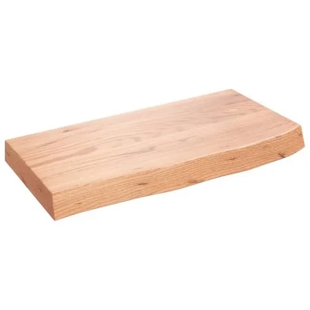 Wandregal behandeltes Eichenholz hellbraun 60x30x(2-6) cm von vidaXL, Regale und Regale - Ref: Foro24-363646, Preis: 63,98 €,...