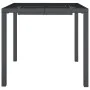 Anthracite gray steel garden table 80x80x72 cm by vidaXL, Garden tables - Ref: Foro24-362743, Price: 93,84 €, Discount: %