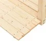 Gartenbrücke mit Ketten massives Tannenholz 150x67x56cm von vidaXL, Gartenbrücken - Ref: Foro24-363357, Preis: 132,63 €, Raba...