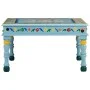 Hand painted solid turquoise mango wood coffee table by vidaXL, Coffee table - Ref: Foro24-353761, Price: 64,72 €, Discount: %