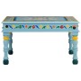 Handbemalter Couchtisch aus massivem türkisfarbenem Mangoholz von vidaXL, Couchtisch - Ref: Foro24-353761, Preis: 70,39 €, Ra...
