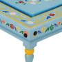 Hand painted solid turquoise mango wood coffee table by vidaXL, Coffee table - Ref: Foro24-353761, Price: 70,39 €, Discount: %