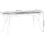 Mesa de jardín madera maciza de acacia 200x90x75 cm de vidaXL, Mesas de jardín - Ref: Foro24-363307, Precio: 227,17 €, Descue...