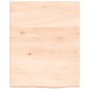 Estante de pared madera maciza roble sin tratar 40x50x(2-4) cm de vidaXL, Estantes y estanterías - Ref: Foro24-363513, Precio...