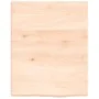 Wandregal aus unbehandeltem massivem Eichenholz, 40 x 50 x (2-4) cm von vidaXL, Regale und Regale - Ref: Foro24-363513, Preis...