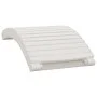 Liege mit Tisch aus massivem weißem Akazienholz von vidaXL, Liegen - Ref: Foro24-363282, Preis: 188,57 €, Rabatt: %