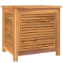 Garten-Aufbewahrungsbox mit massiver Teakholztasche 60x50x58 cm von vidaXL, Aufbewahrungsboxen für den Außenbereich - Ref: Fo...