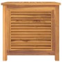 Garten-Aufbewahrungsbox mit massiver Teakholztasche 60x50x58 cm von vidaXL, Aufbewahrungsboxen für den Außenbereich - Ref: Fo...