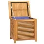 Garten-Aufbewahrungsbox mit massiver Teakholztasche 60x50x58 cm von vidaXL, Aufbewahrungsboxen für den Außenbereich - Ref: Fo...