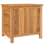 Garden storage box with solid teak bag 60x50x58 cm by vidaXL, Outdoor storage boxes - Ref: Foro24-363269, Price: 182,40 €, Di...