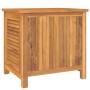 Garten-Aufbewahrungsbox mit massiver Teakholztasche 60x50x58 cm von vidaXL, Aufbewahrungsboxen für den Außenbereich - Ref: Fo...
