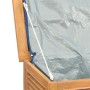 Garten-Aufbewahrungsbox mit massiver Teakholztasche 60x50x58 cm von vidaXL, Aufbewahrungsboxen für den Außenbereich - Ref: Fo...