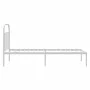 Estructura de cama de metal con cabecero blanco 90x200 cm de vidaXL, Camas y somieres - Ref: Foro24-353677, Precio: 78,84 €, ...