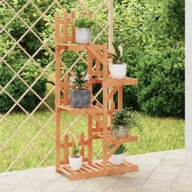 Blumenständer aus massivem Tannenholz 60x25x130 cm von vidaXL, Topfständer - Ref: Foro24-362874, Preis: 31,22 €, Rabatt: %