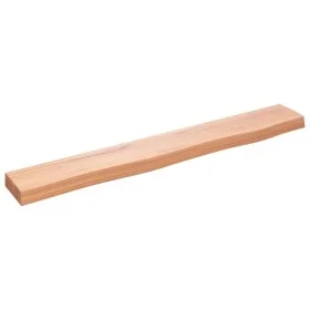 Light brown treated oak wood wall shelf 80x10x4cm by vidaXL, Shelves and shelves - Ref: Foro24-363657, Price: 29,69 €, Discou...