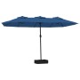 Light blue double umbrella 449x245 cm by vidaXL, Umbrellas - Ref: Foro24-362952, Price: 179,85 €, Discount: %